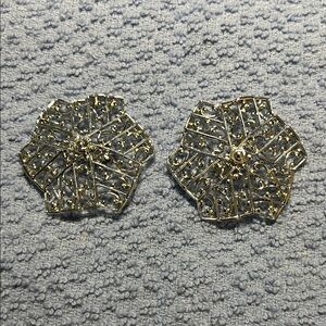 Vintage Sarah Coventry Silvery Mist Clip Earrings